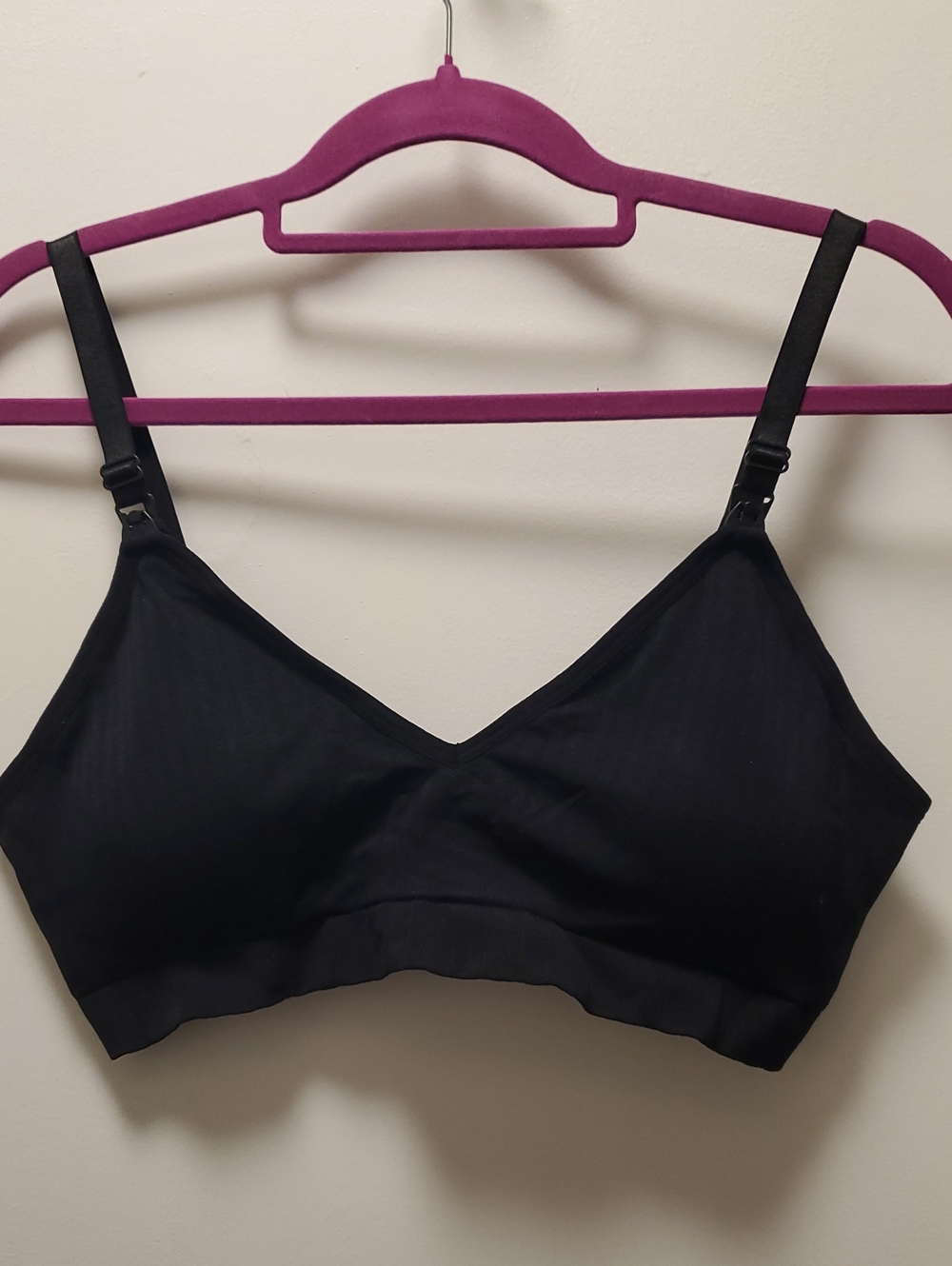Everyday Black Wireless Bralette - Comfortable Soft Support